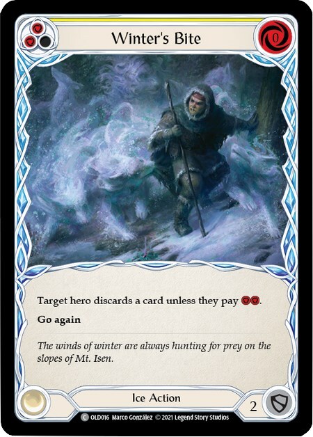 Morsa dell'Inverno - Giallo Card Front