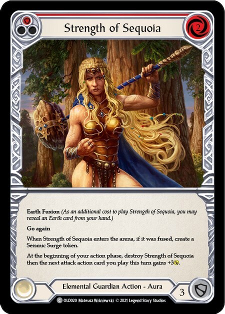 Forza della Sequoia - Rosso Card Front