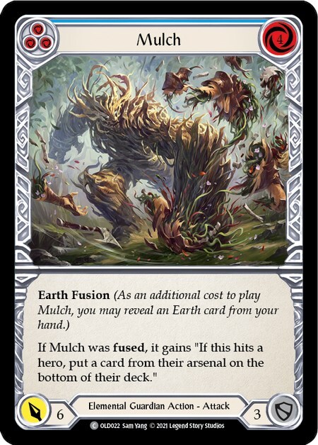 Mulch (Blue) Card Front