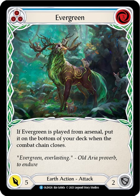 Sempreverde (Blu) Card Front
