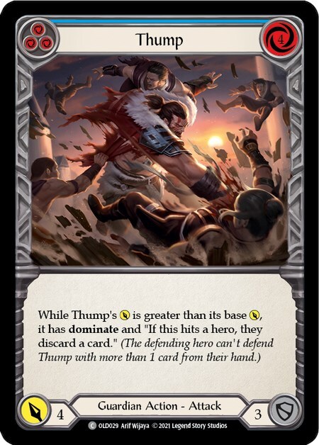 Thump - Blue Card Front