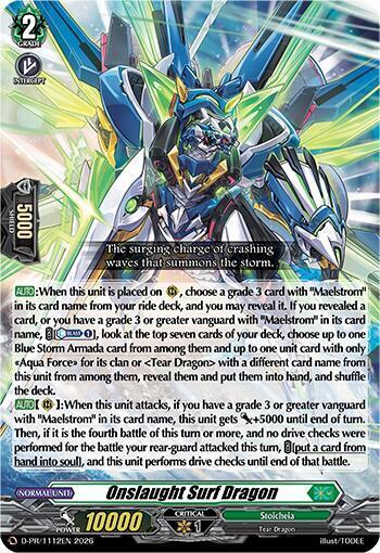 Onslaught Surf Dragon Card Front