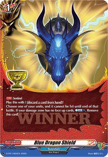 Blue Dragon Shield Card Front