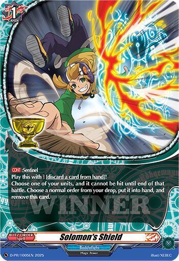 Solomons Shield Card Front