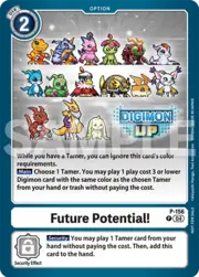 Future Potential! · Digimon Up Stamp P-156