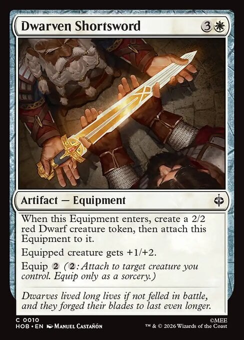 Dwarven Shortsword Card Front