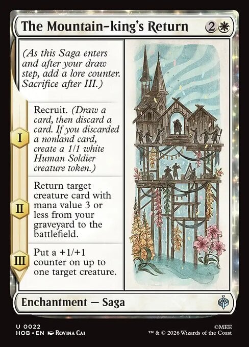 The Mountain-king's Return Card Front