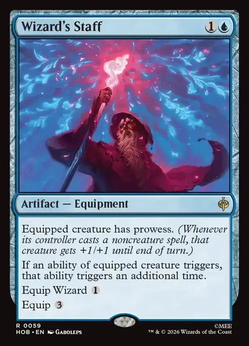 Wizard's Staff Frente