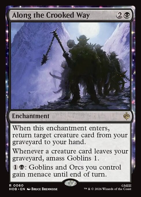 Along the Crooked Way Card Front