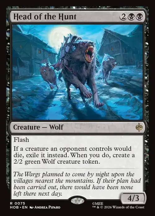 Head of the Hunt Card Front