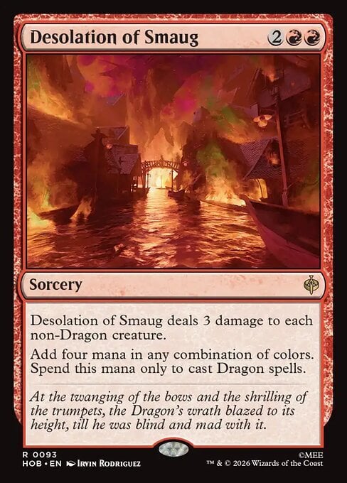 Desolazione di Smaug Card Front