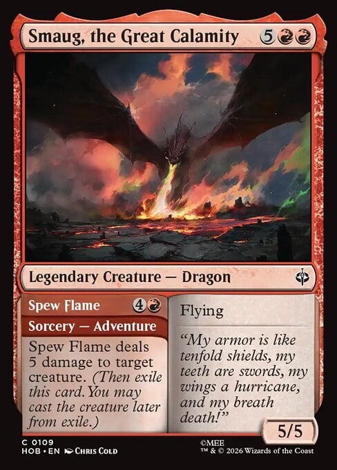 Smaug, the Great Calamity // Spew Flame Frente