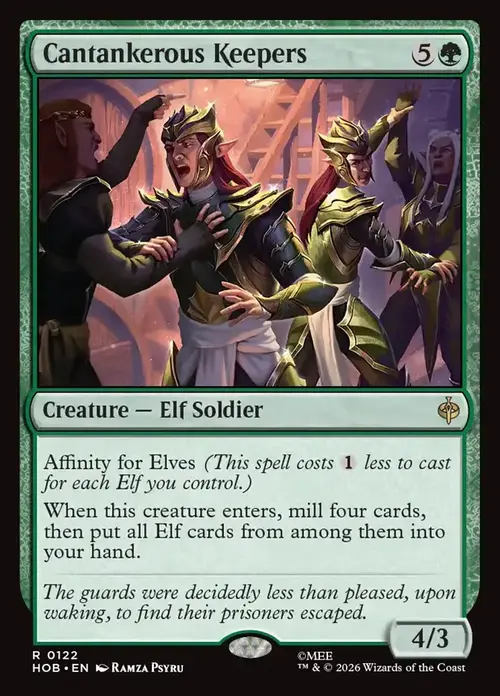Cantankerous Keepers Card Front