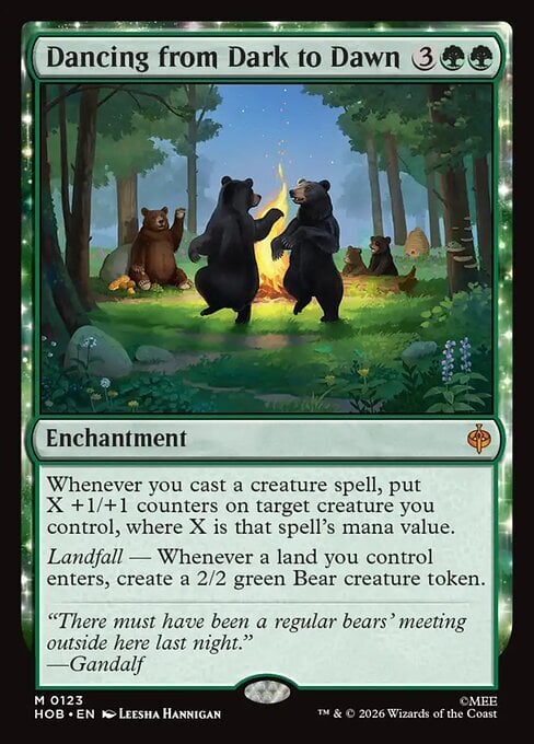 Dancing from Dark to Dawn Card Front