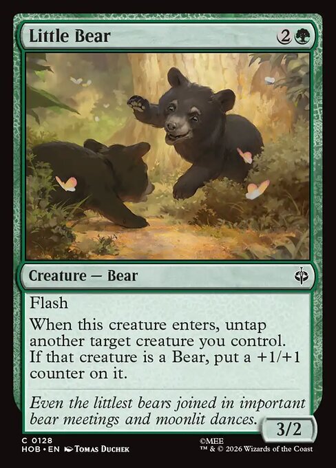 Little Bear Card Front