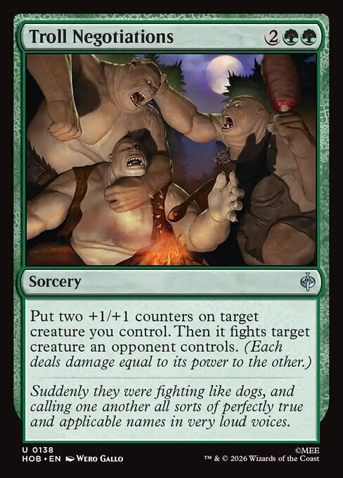 Troll Negotiations Frente