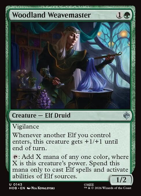 Woodland Weavemaster Card Front