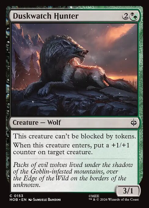 Duskwatch Hunter Card Front