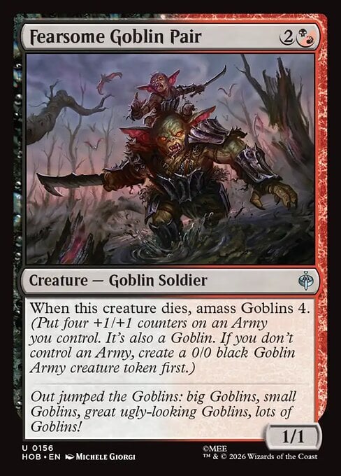 Temibile Coppia di Goblin Card Front