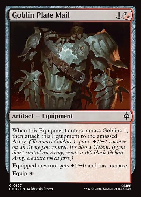 Goblin Plate Mail Card Front