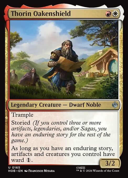 Thorin Oakenshield Card Front
