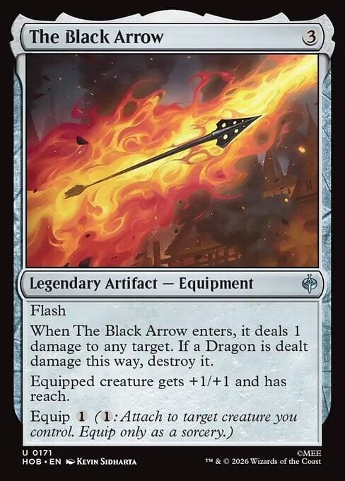 The Black Arrow Frente