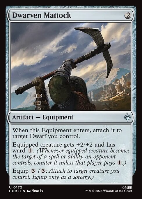 Dwarven Mattock Frente