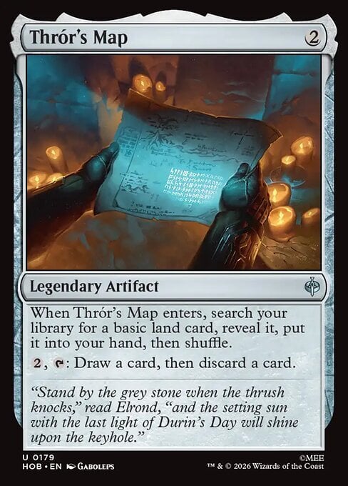 Thrór's Map Card Front