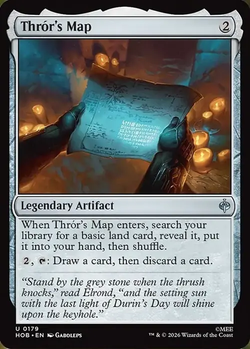 Thrór's Map Card Front
