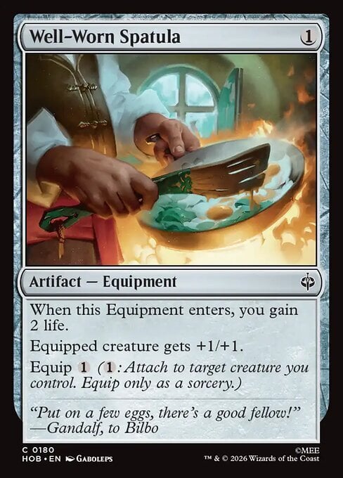 Well-Worn Spatula Card Front