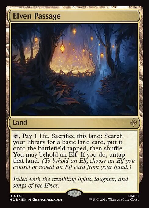 Elven Passage Card Front