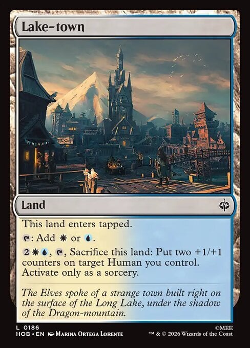 Lake-town Card Front