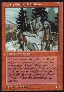 Mons's Goblin Raiders Card Front