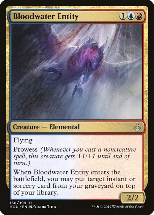 Bloodwater Entity Card Front