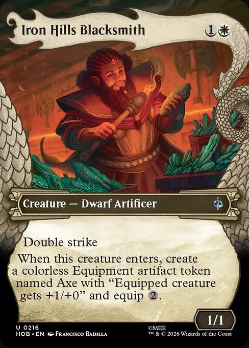 Iron Hills Blacksmith Card Front