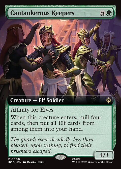 Cantankerous Keepers Card Front