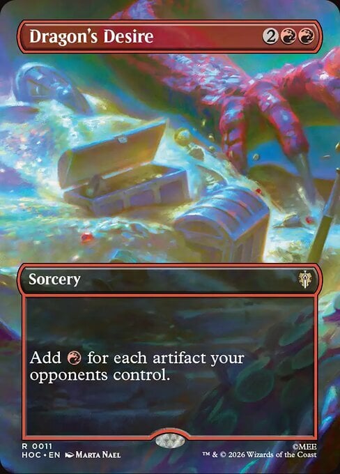 Dragon's Desire Card Front