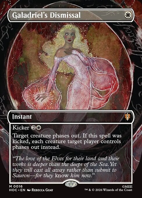 Galadriel's Dismissal Card Front