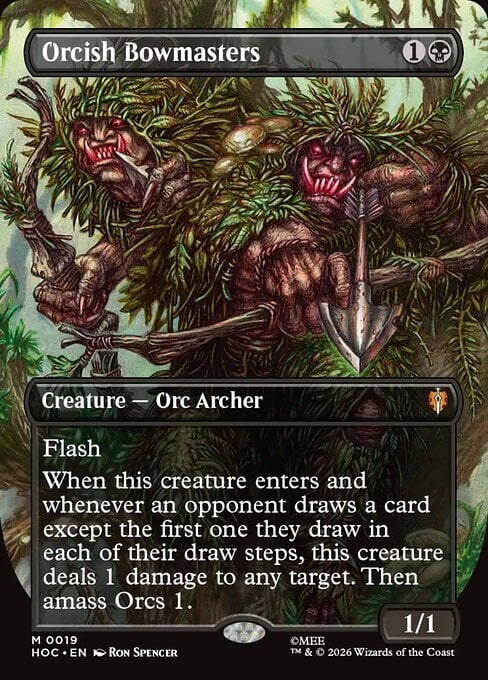 Orchi Maestri Arcieri Card Front