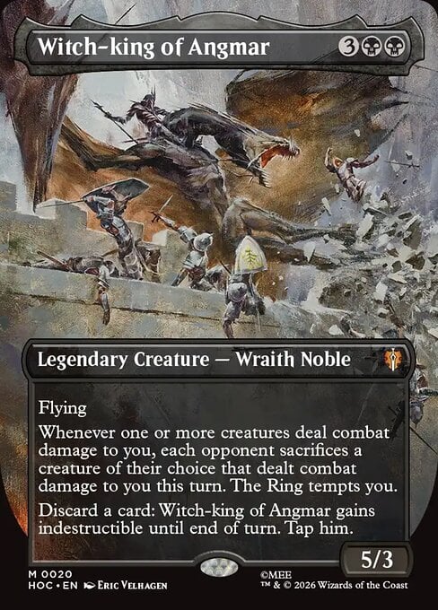 Re Stregone di Angmar Card Front