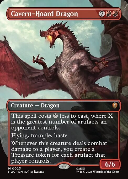 Drago Accumulatore delle Caverne Card Front
