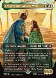 Aragorn and Arwen, Wed · Borderless 028
