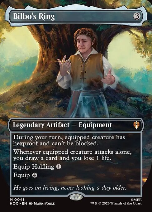 Anello di Bilbo Card Front