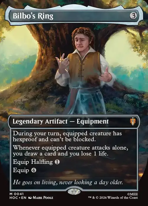 Anello di Bilbo Card Front