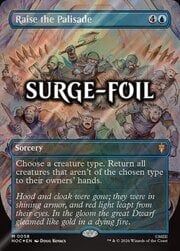 Raise the Palisade · Borderless | Surge Foil 058