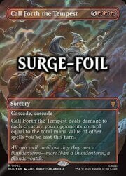 Call Forth the Tempest · Borderless | Surge Foil 062