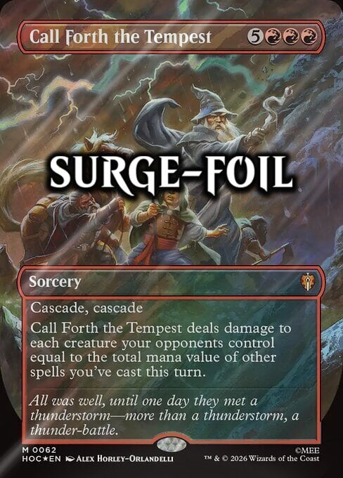 Call Forth the Tempest Card Front