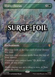 Elven Chorus · Borderless | Surge Foil 066