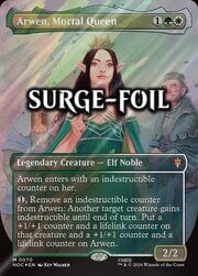 Arwen, Mortal Queen · Borderless | Surge Foil 070