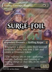 Lotho, Corrupt Shirriff · Borderless | Surge Foil 074